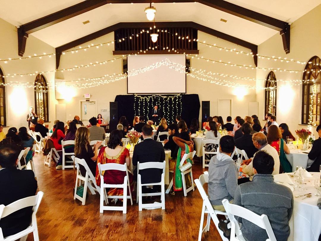 Guests seated together at a Cedars-catered celebration in Seattle