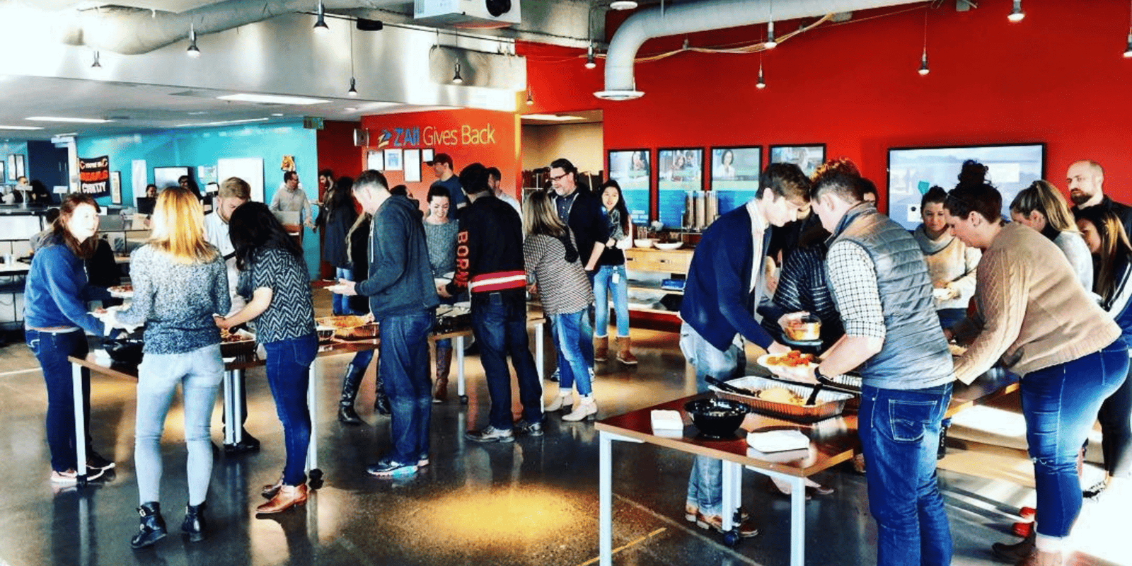 Naan and curry served family style